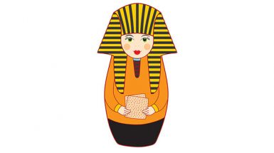 בבושקה בלבוש מצרי
